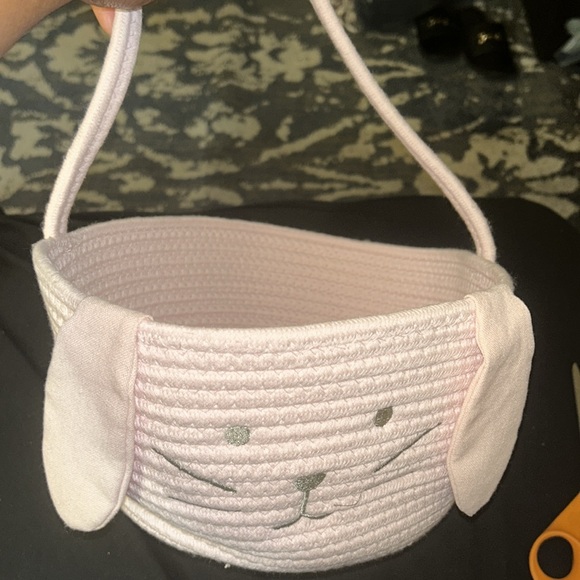 rgi home Other - NWT Large Pink Bunny w/Ears Basket